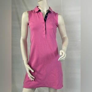 Talbots Preppy Hot Pink Polo Dress